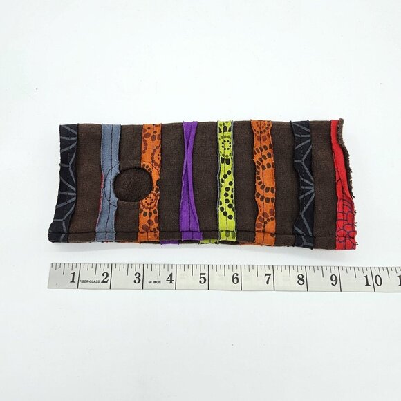Handmade Patchwork Hobo Beanie Hat Arm Warmer Set Nepal Boho Retro Hippie Grunge main image 10